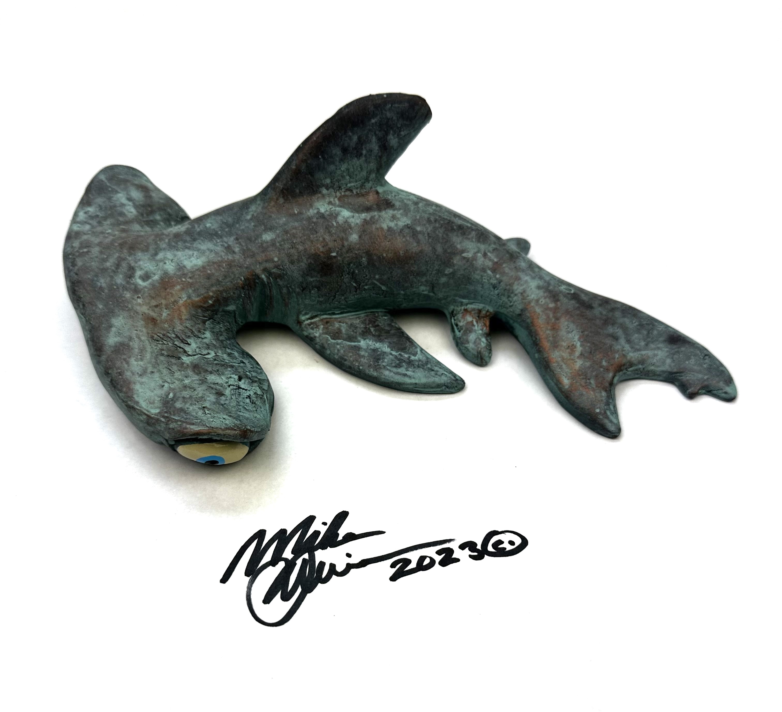 Shark, Hammerhead Shark, Museum Quality, Rubber Fish, Hand Painted,  Realistic Toy Figure, Model, Replica, Kids, Educational